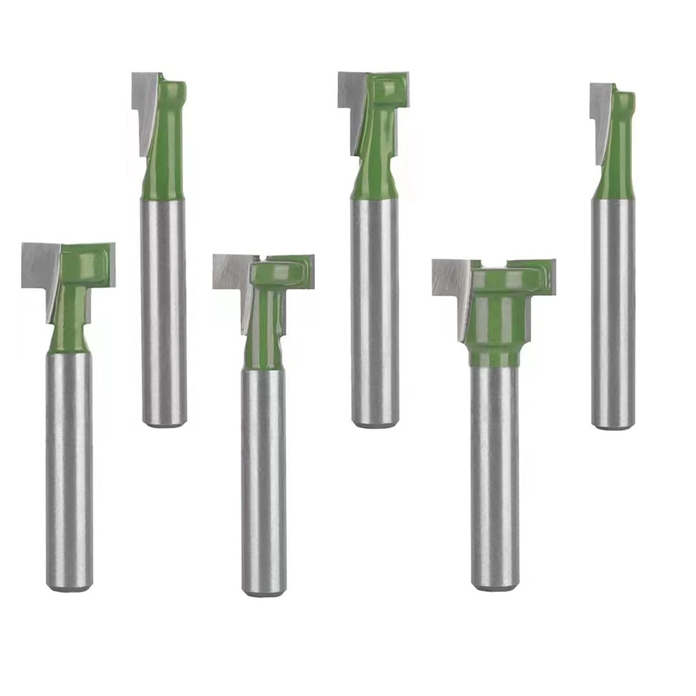 Totowood Keyhole Router Bit Set - 58 Inch 14 Shank 6 pcs