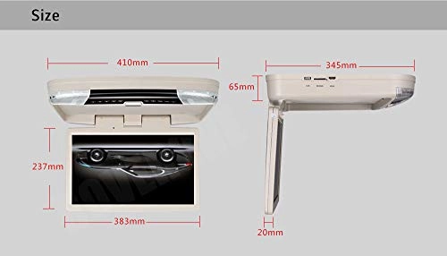 Car Roof Mount DVD Player - 15.6 Inches