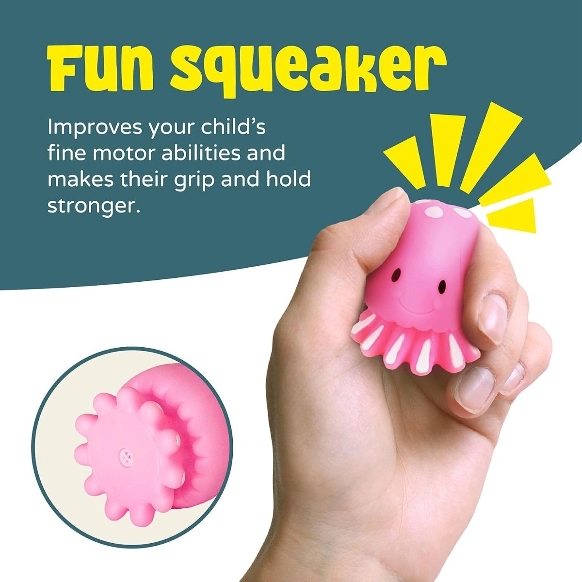 Sea Animals Baby Bath Toys - Multi Colour 1+