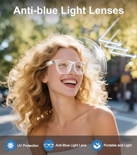 AI Smart Glasses - 116 Languages Bluetooth 5.4 UV400