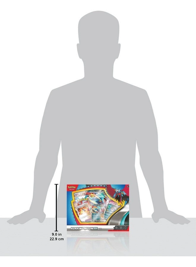 Roaring Moon Ex Box - 1 Foil Promo Card 1 Oversize Foil Card 4 Booster Packs