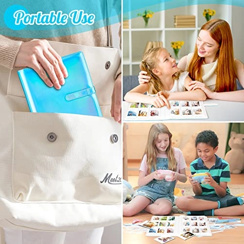 3.5x2.3" 360 Pockets Hard PU Leather Photo Album