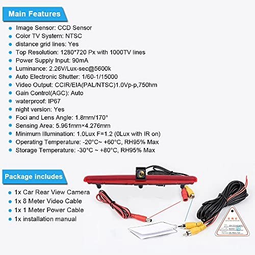 Reversing Camera - Night vision 628 x 586 pixels