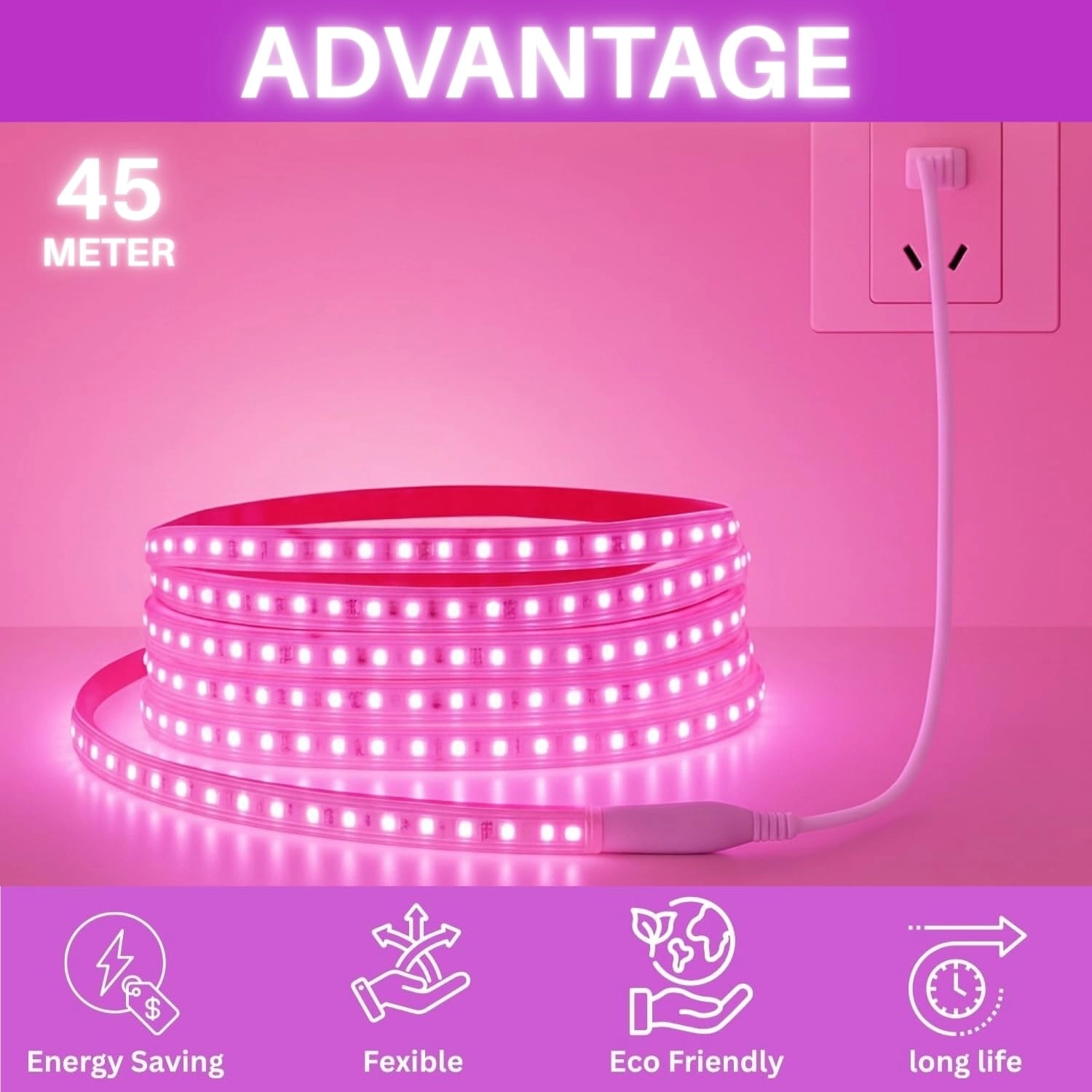 LED Rope Light - 45 Meter