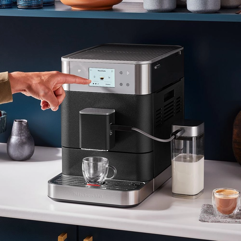 KF7 5KES8557BBK - 270g bean hopper 790ml milk container