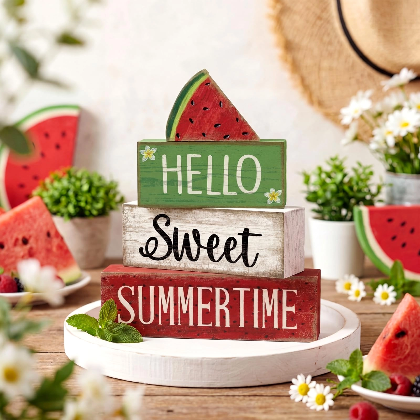 Watermelon - 4 Pcs summer