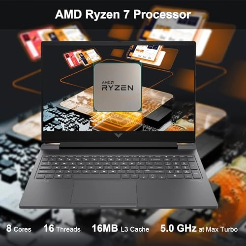 Victus TPN-C152 - 16.1'' Ryzen 7-8845HS 64GB DDR5 2TB SSD