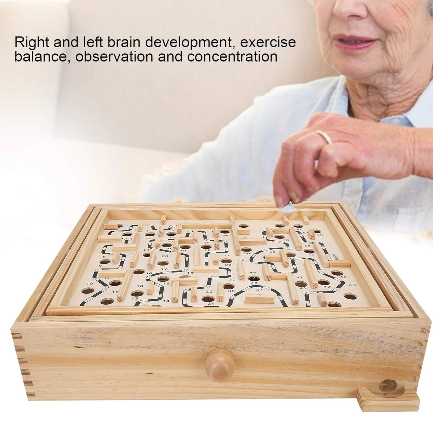 Wooden Labyrinth Puzzle