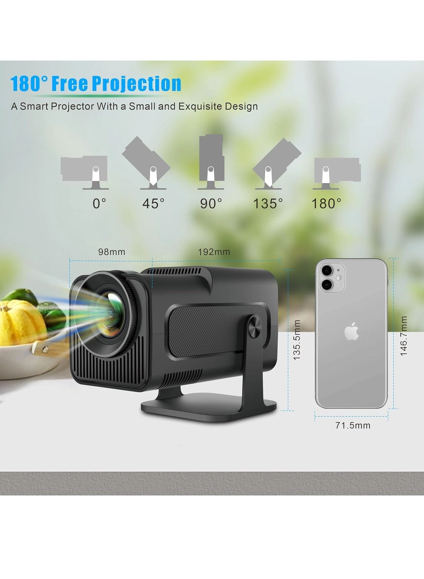 Portable Projector Black 4