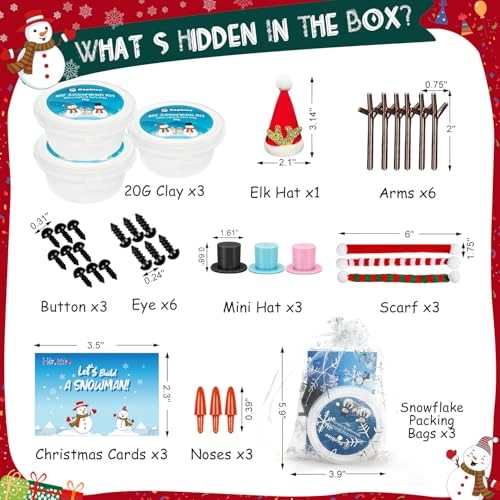 Build a Snowman Kit - 3PCS Pack