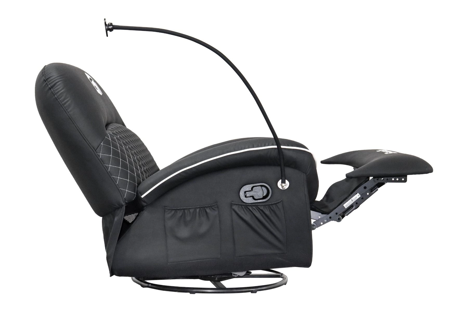 Chill Pod - PU & Mesh 4 Pockets Foldable footrest