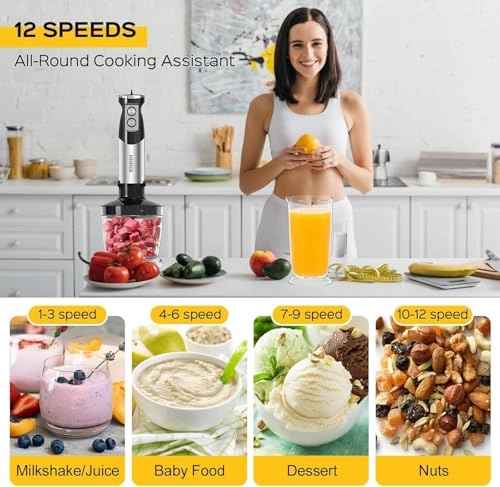 Hand Immersion Blender - 1000W