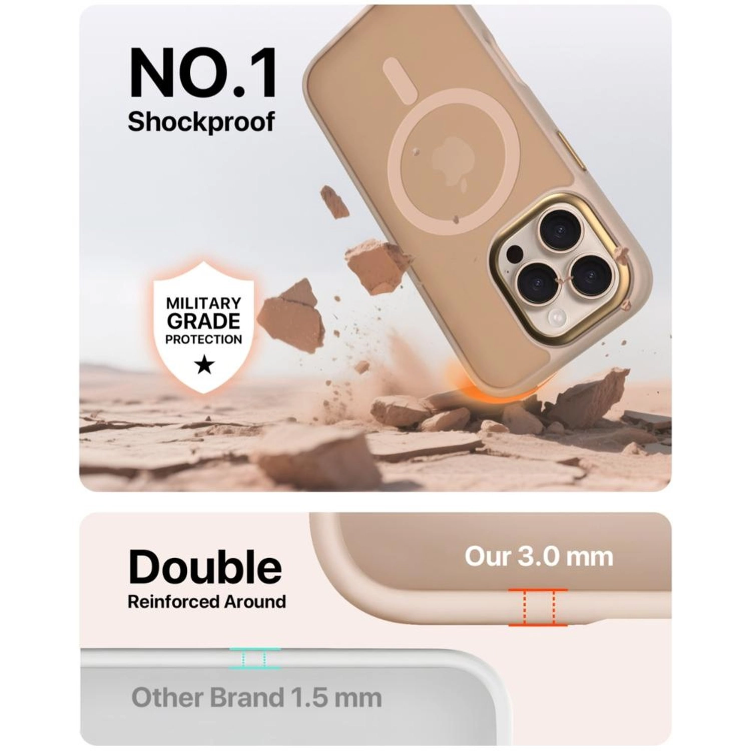 Modo Silicone Case with MagSafe for iPhone 16 Pro