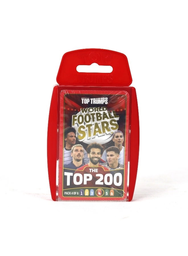 Top Trumps World Football Stars - Top 200 Gold Foiled Cards