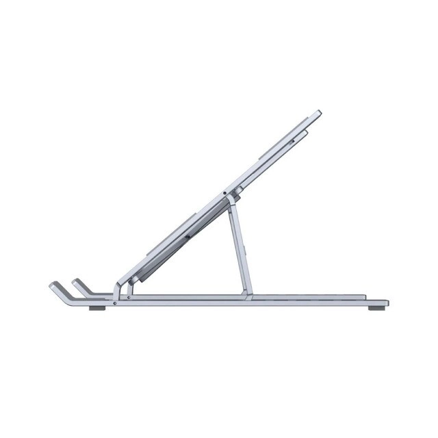 Premium Mechanical Foldable Laptop Stand - 6 adjustable levels aluminium-alloy