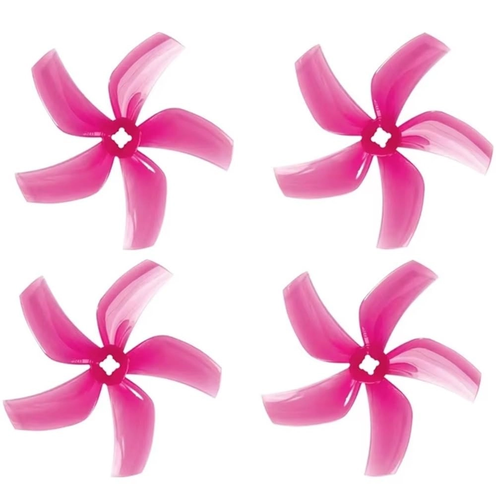 xiaoheifafa 76mm 3" 5-Blade Propellers - 2 Pairs Pink
