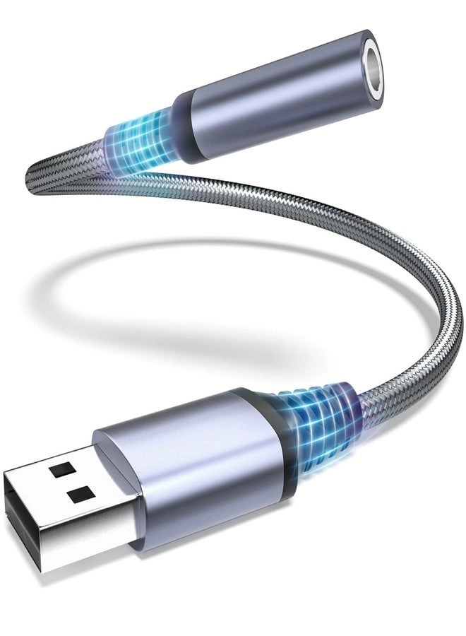 OITYEUF Audio Adapter for Universal - External Stereo Sound Card