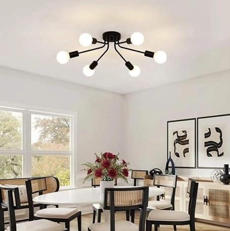 153 CHANDELIER 6 LIGHT - warm white
