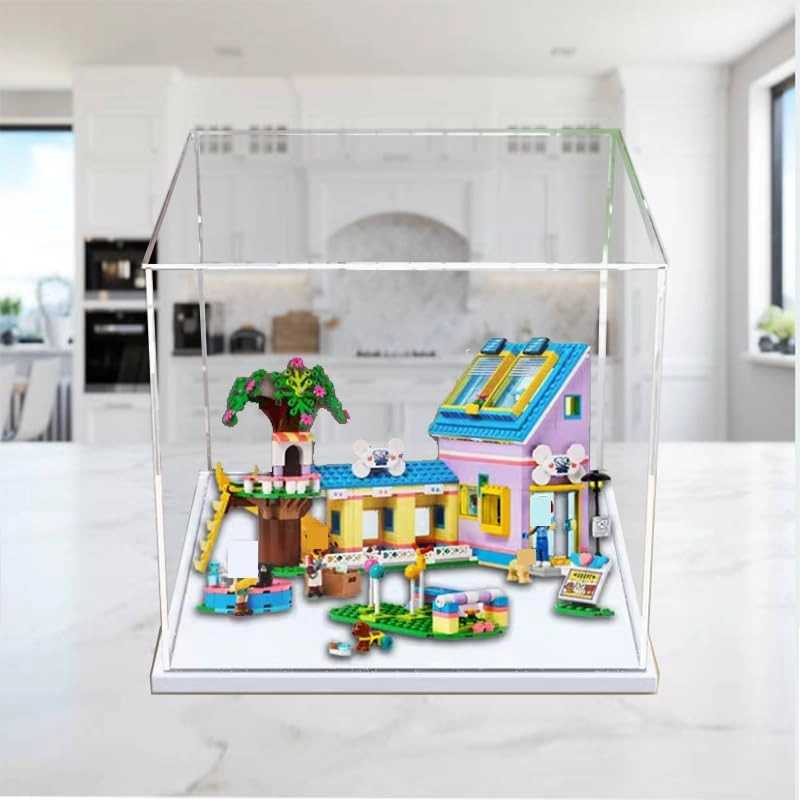 Clear Acrylic Display Case - Dog Rescue Center Lego Friends
