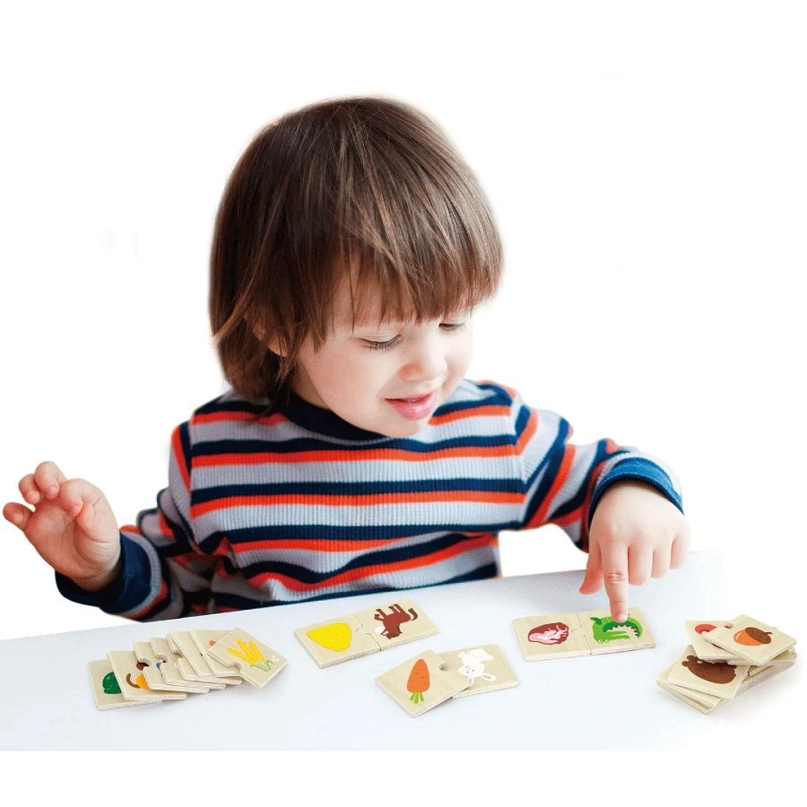 Animal Feeding Puzzle Set - 3 years+