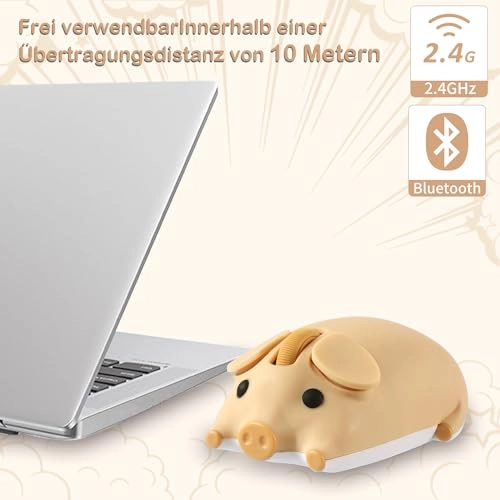 Pig Shape Mouse - Wireless