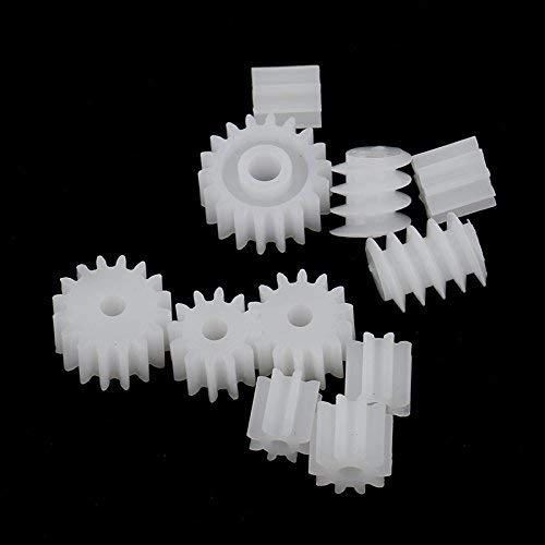 Plastic Motor Gears - 11Pcs Worm
