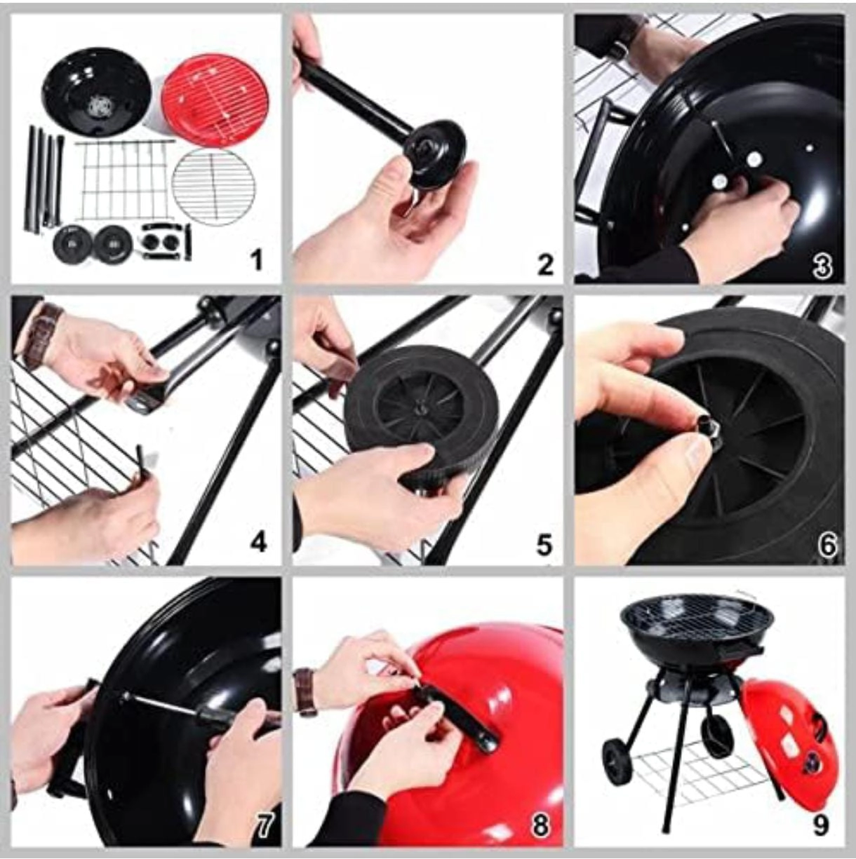 Portable BBQ Stand Set