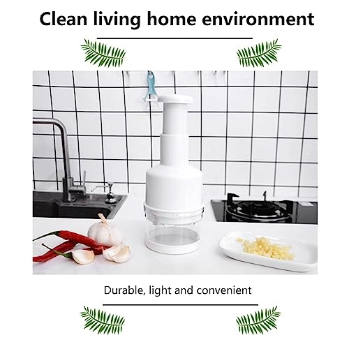 Small Food Chopper - White Handheld