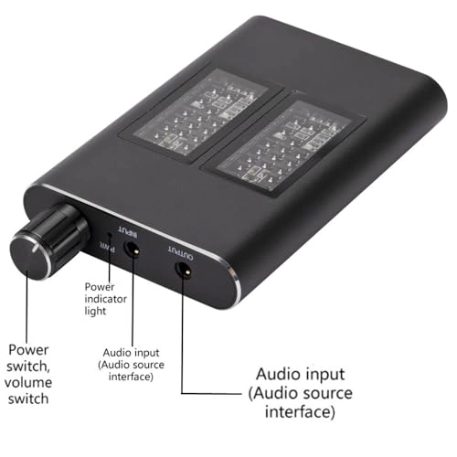 Headphone Amplifier - Adjustable Portable 3.5mm Aux