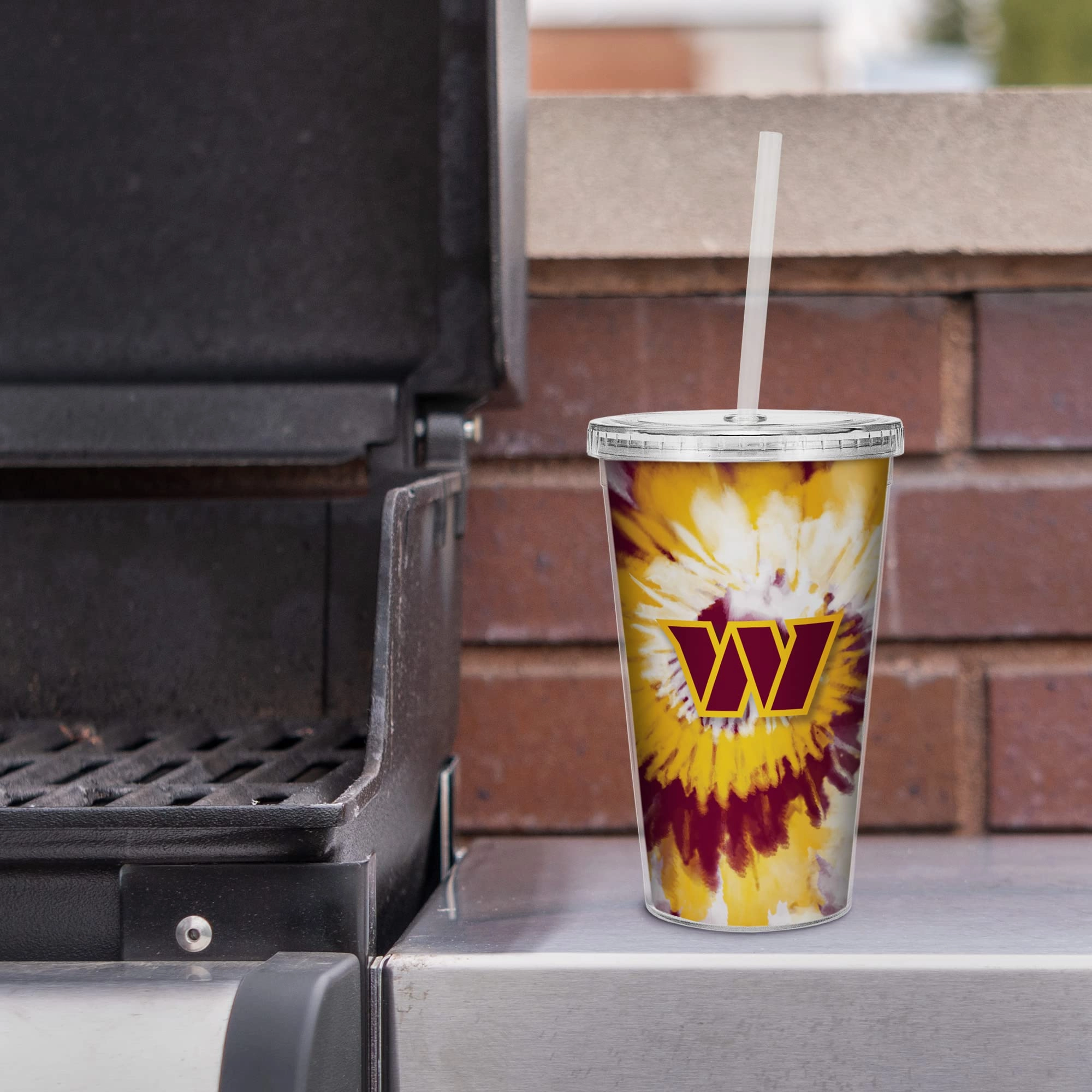 NFL Football Metallic Tie Dye Tumbler - 473ml