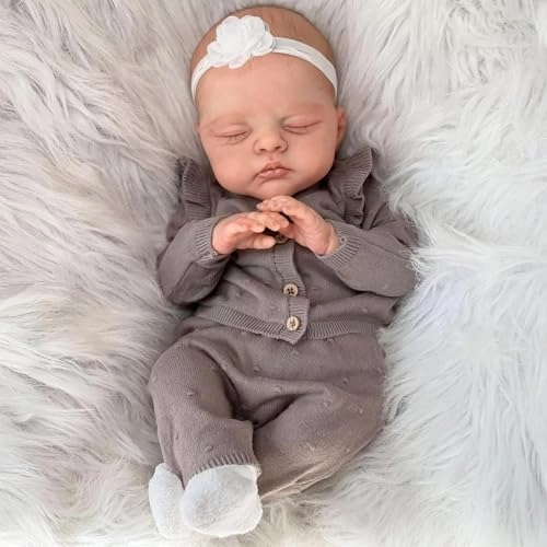 Pascale Reborn Baby Doll - 18 inch Vinyl sleeping Ages 3+