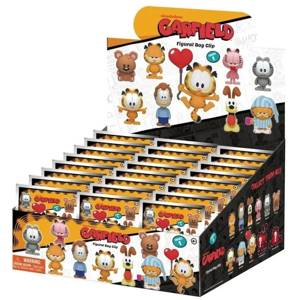 FUNKO POCKET POP KEYCHAIN Monogram Garfield 3D Foam Bag Clip