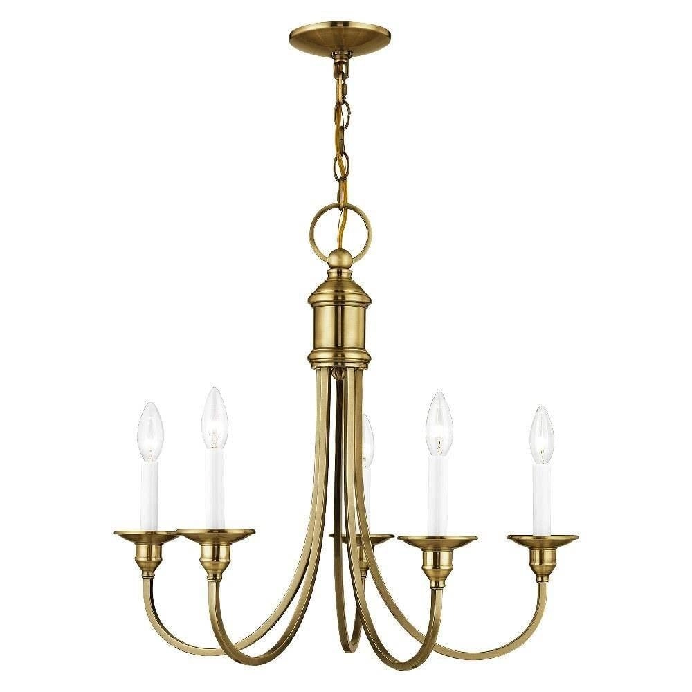 Livex Lighting Cranford - 5-Light Antique Brass