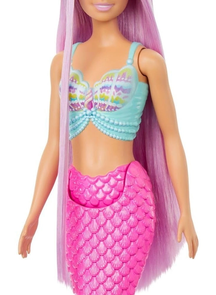 Mermaid Doll - 7-Inch-Long Fantasy Hair Accessories Ages 3+