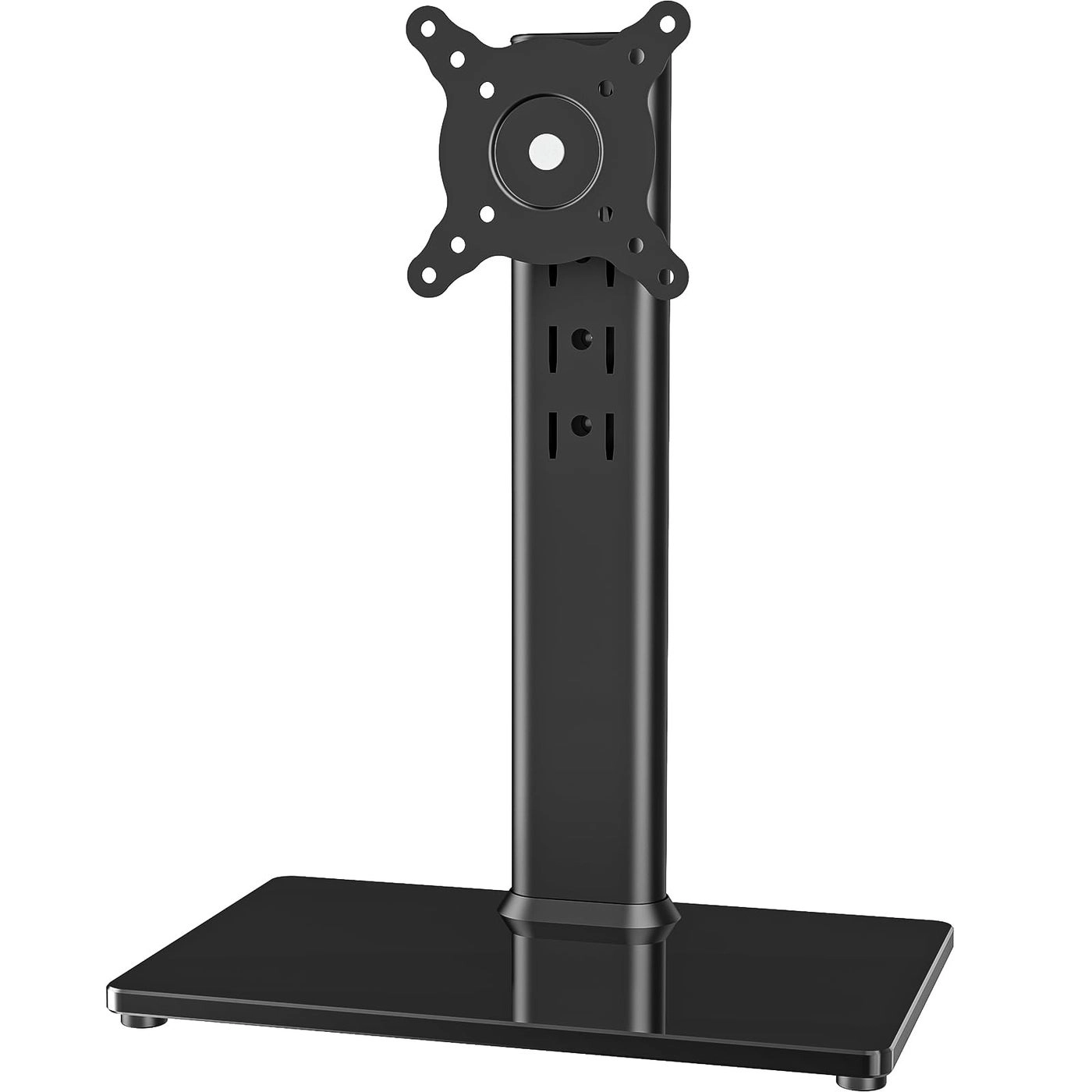 Hemudu Single LCD Computer Monitor Free-Standing Desk Stand Riser - One (1) 13 inch to 32 inch
