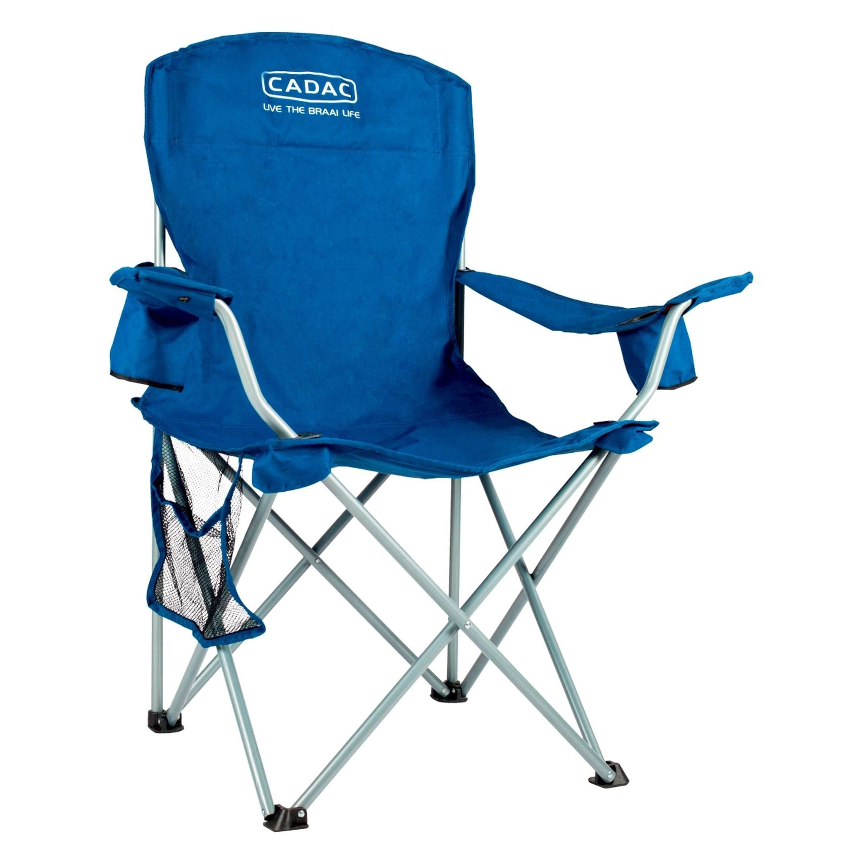 Cadac Deluxe Camping Chair - Blue 84x55x94cm