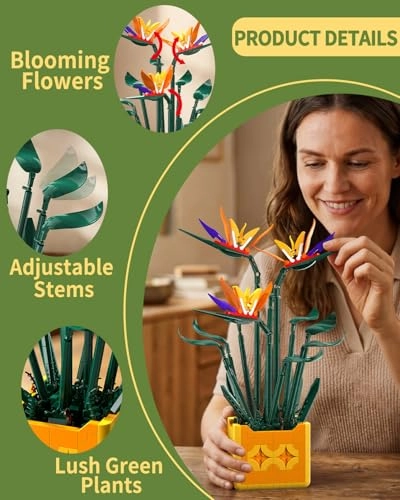 Bird of Paradise Building Set - 596pcs