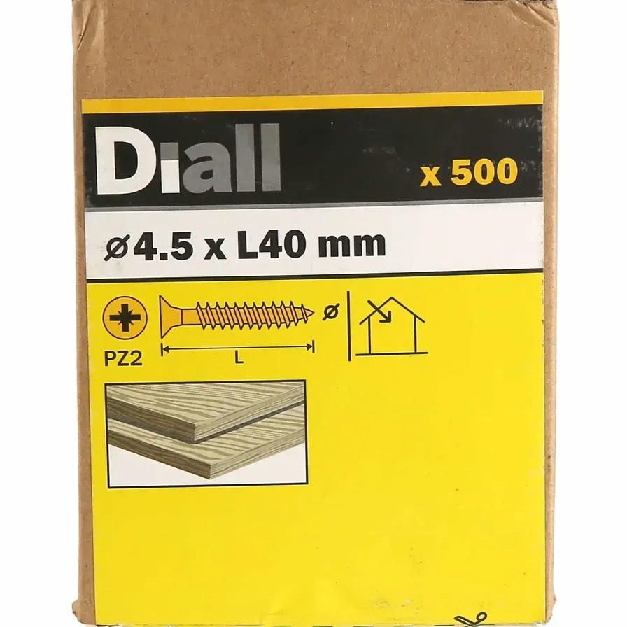 Carbon Steel Wood Screw Pack 4.5mm 40mm