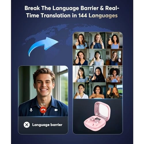 Ai Language Converter Wireless Headphone