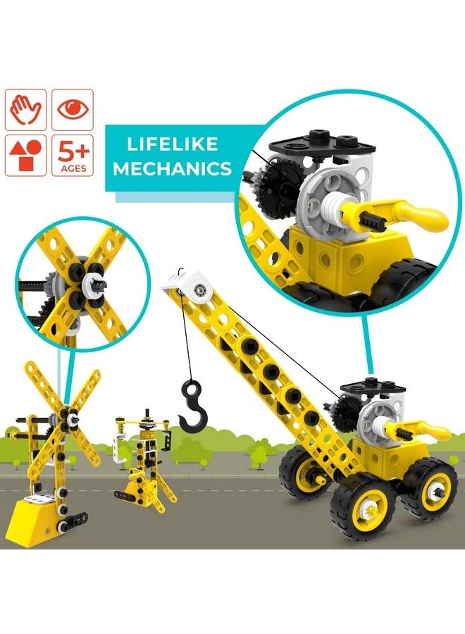 Stem Toys Kids Building Toys - 100 Piece 8 In 1 DIY Learning Construction