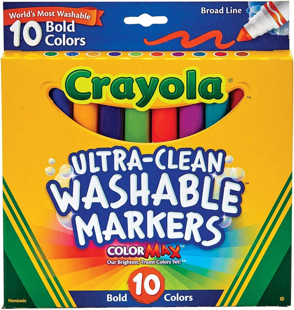 Clicks Retractable Markers - 10 different shades conical tips