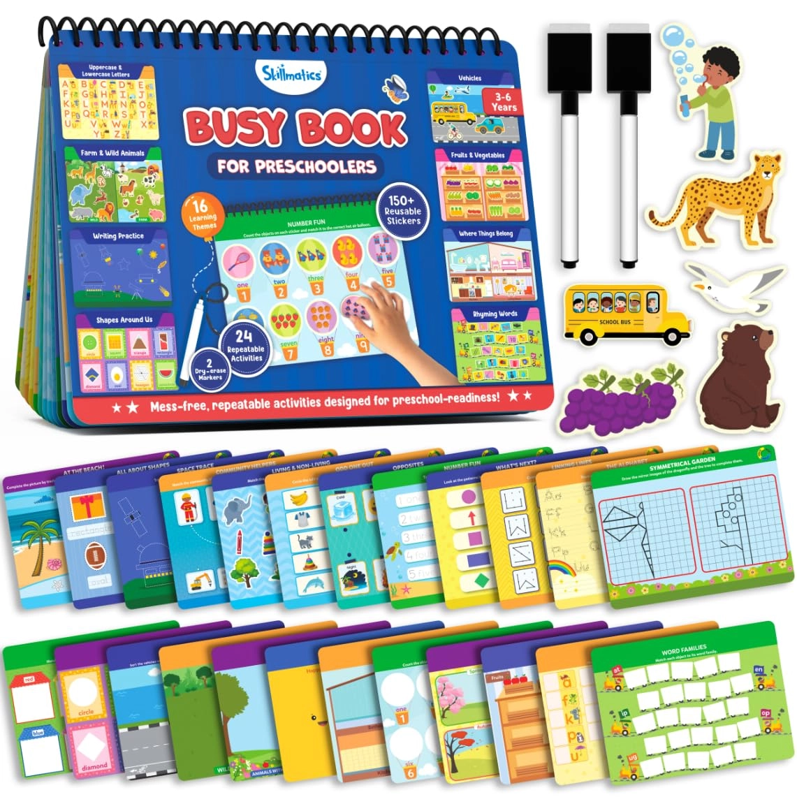 222A, Podar Chambers, 109 S.A. Brelvi Road, Fort, Mumbai - 400001, Grasper Global Private Limited Busy Book - Preschoolers - 3-6 1 pieces