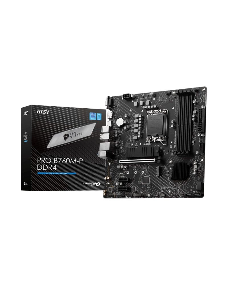 PRO B760M-P - DDR4 LGA 1700 PCIe 4.0