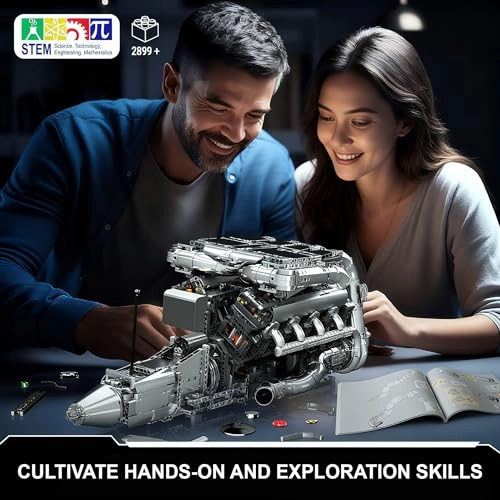 V8 Twin-Turbo Engine (10168) - Battery and Motor