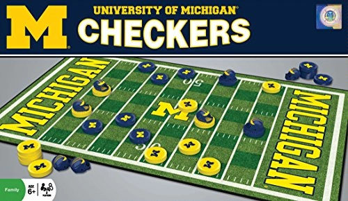 Michigan Wolverines Checkers - Family Game