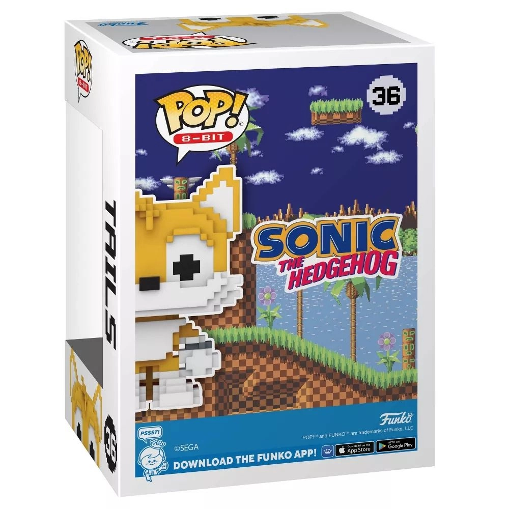 Pop! Games: 8-Bit Sonic Tails - Exclusive Vinyl Figures