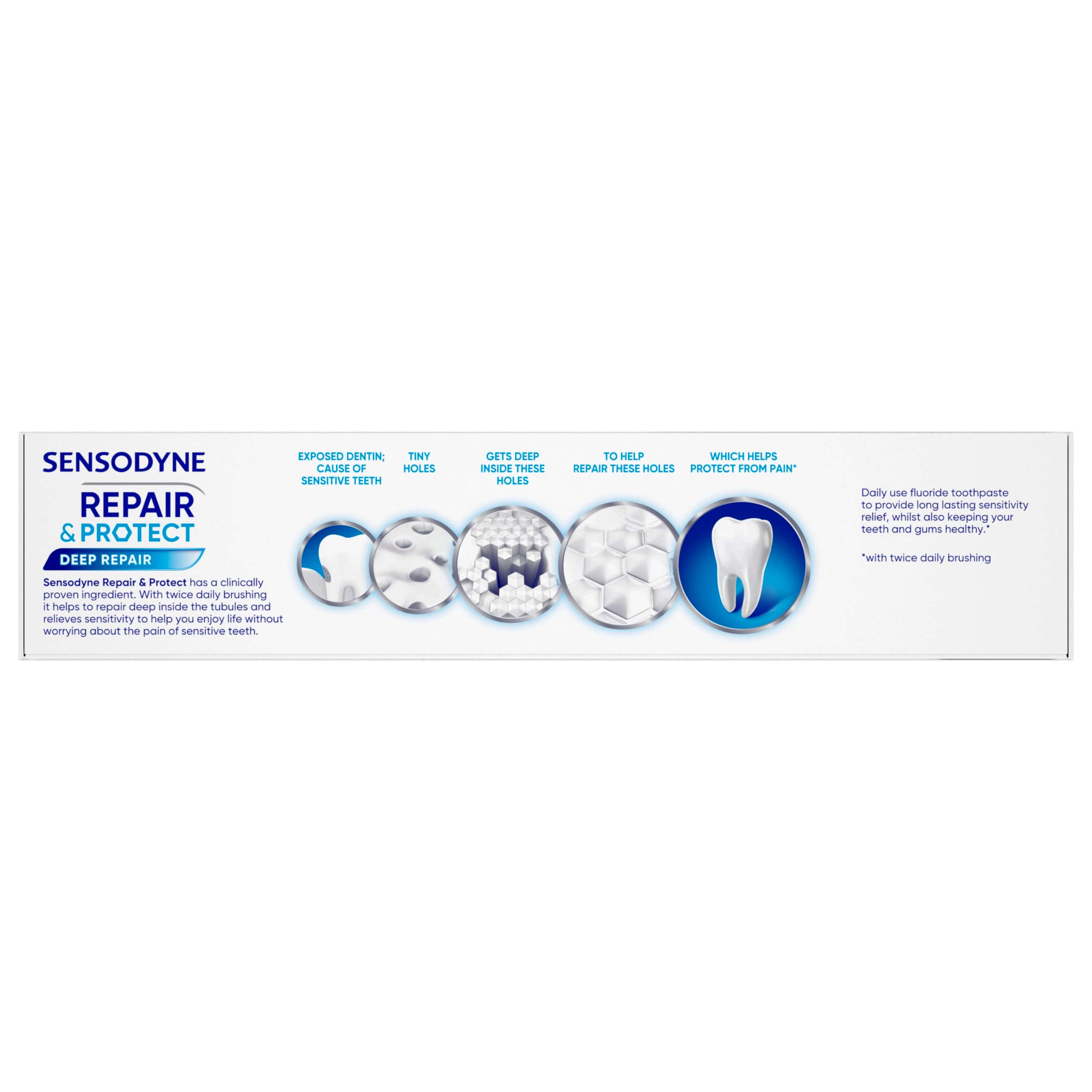 Repair and Protect Whitening Stannous fluoride Toothpaste Adult 6.8 ounces