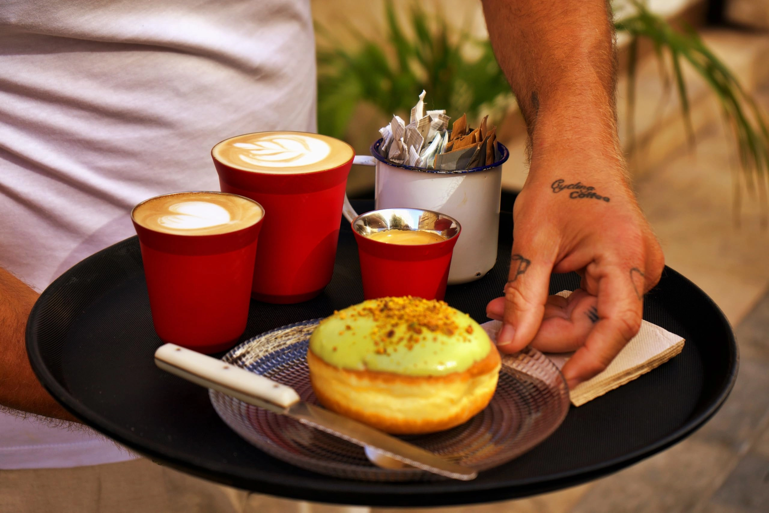 Flat White Cup - 2 pcs - Ruby - 250 ml