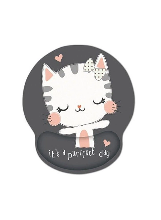 ELECDON Lycra Ergonomic Mouse Pad - 25x23 cm