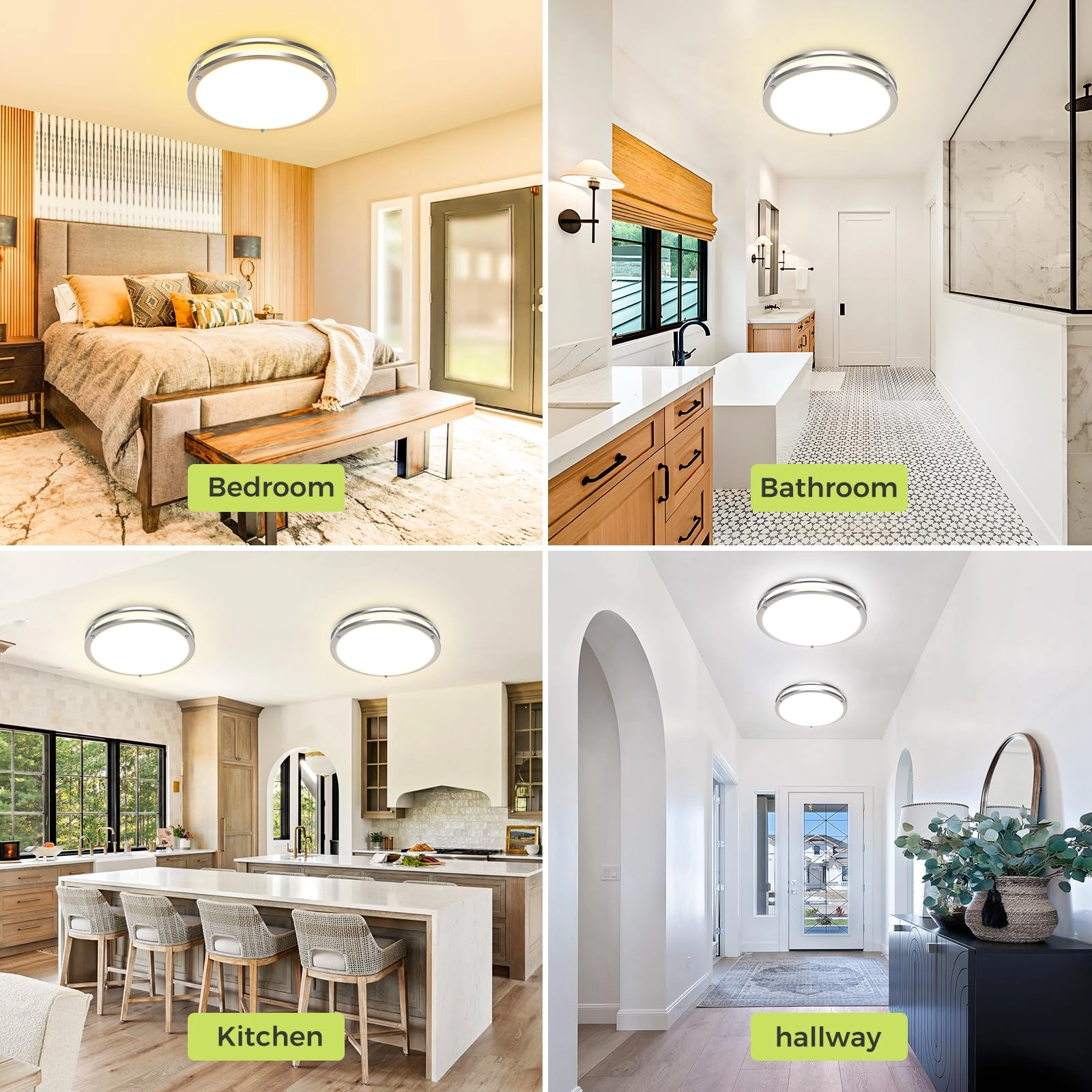 LED Ceiling Light - 3000K 4000K 6500K Pack
